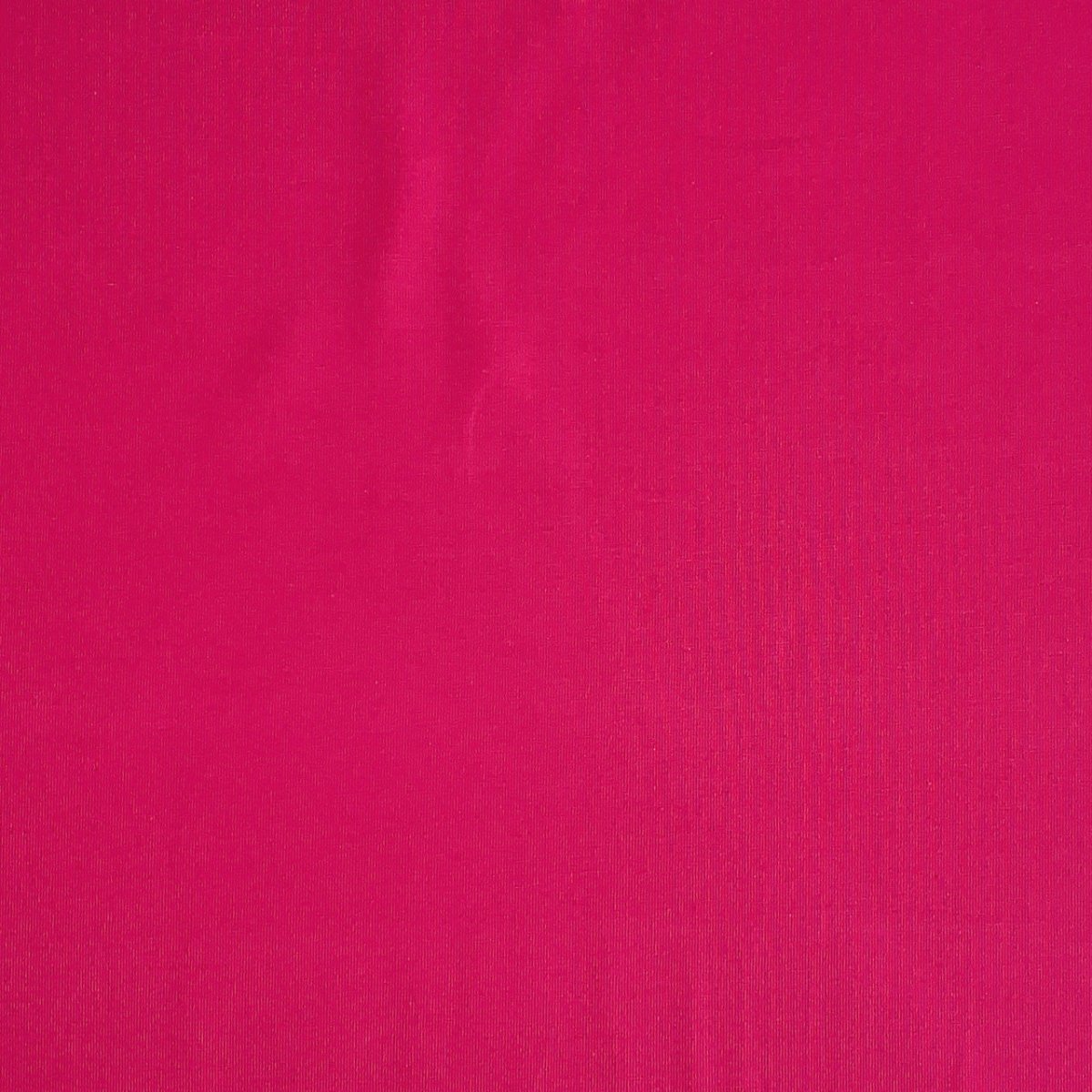 Ensfarvet bomuldsjersey - Fuchsia
