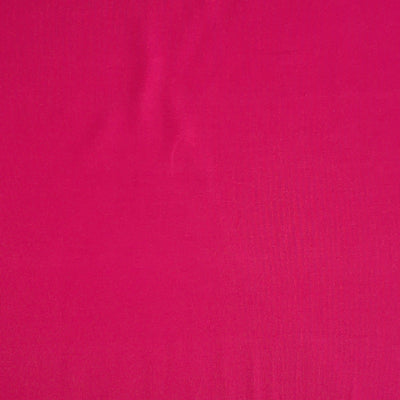 Ensfarvet bomuldsjersey, Fuchsia - KreStoffer