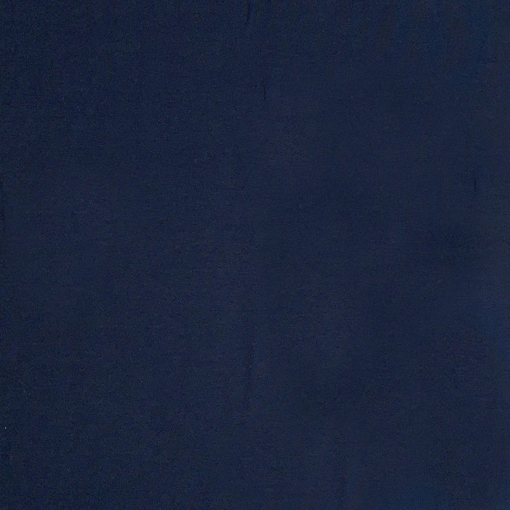 Ensfarvet bomuldsjersey - Marine
