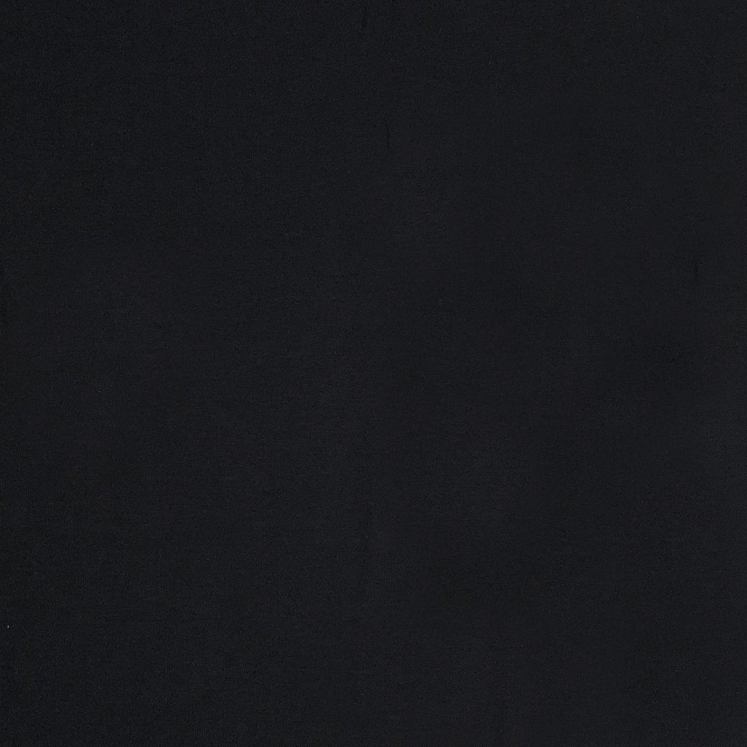 Ensfarvet bomuldsjersey - Sort