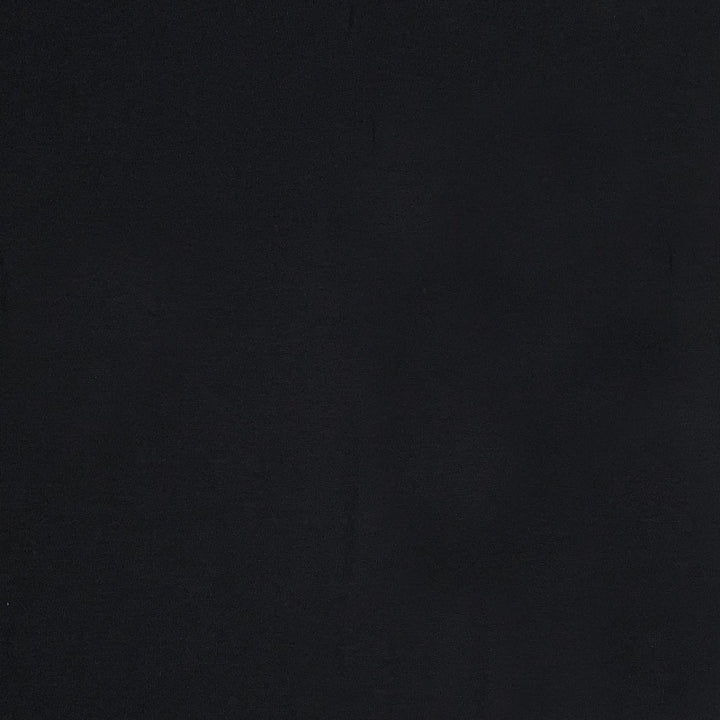 Ensfarvet bomuldsjersey - Sort