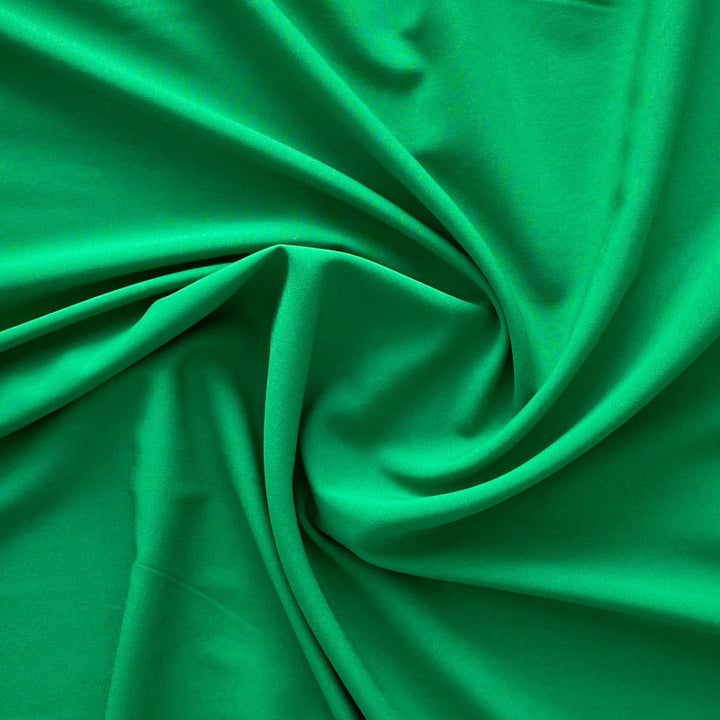 Ensfarvet fast viscose med lidt stræk grøn