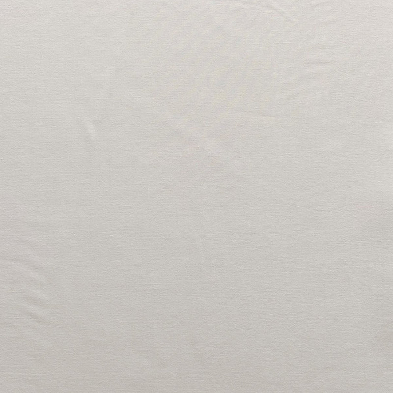 Ensfarvet fast viscose med lidt stræk, hvid - KreStoffer