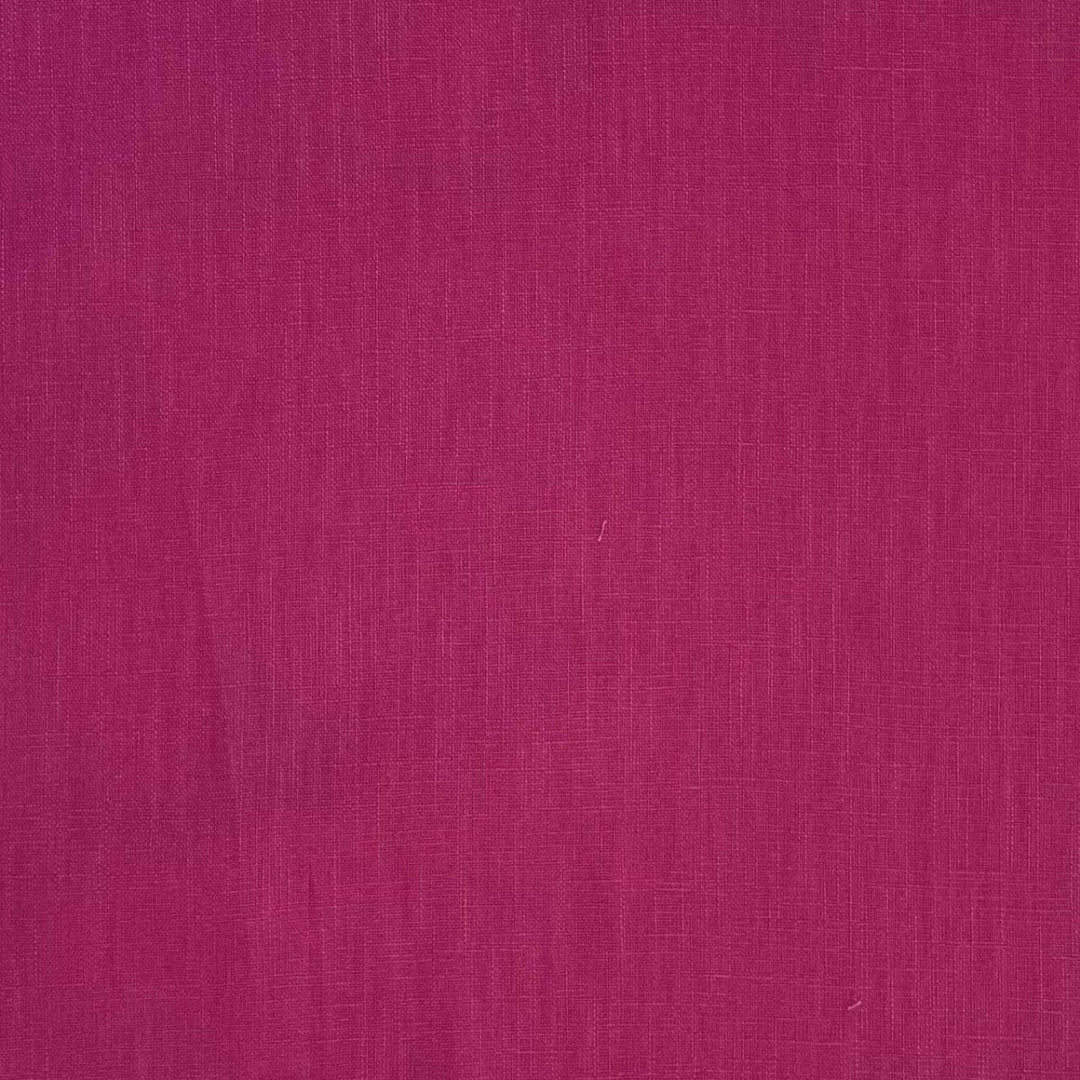 Ensfarvet hør pink