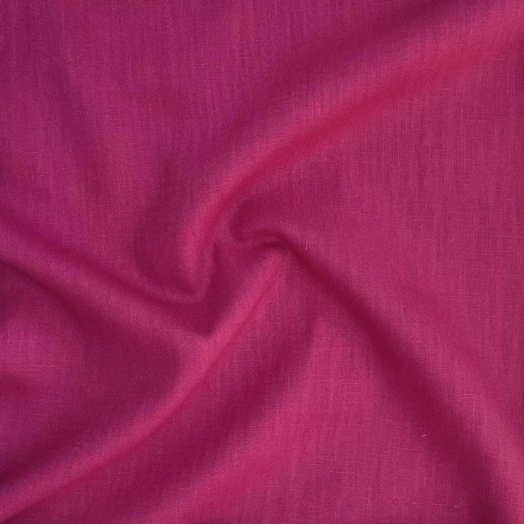 Ensfarvet hør pink