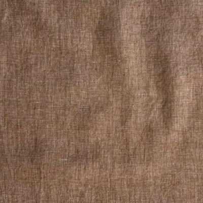 Ensfarvet meleret hør, beige - KreStoffer