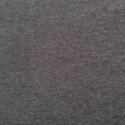 Ensfarvet rib, koksgrå meleret - KreStoffer