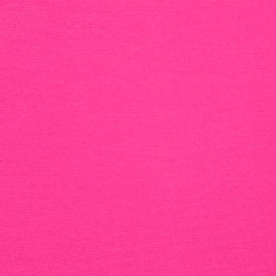 Ensfarvet rib, pink - KreStoffer
