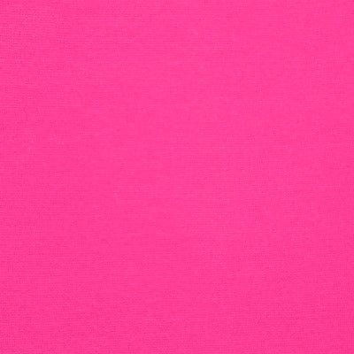 Ensfarvet rib, pink - KreStoffer