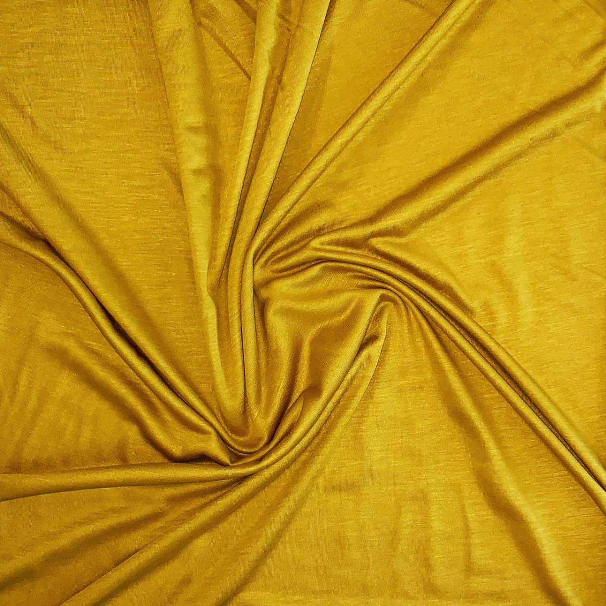 Ensfarvet viscose jersey karry