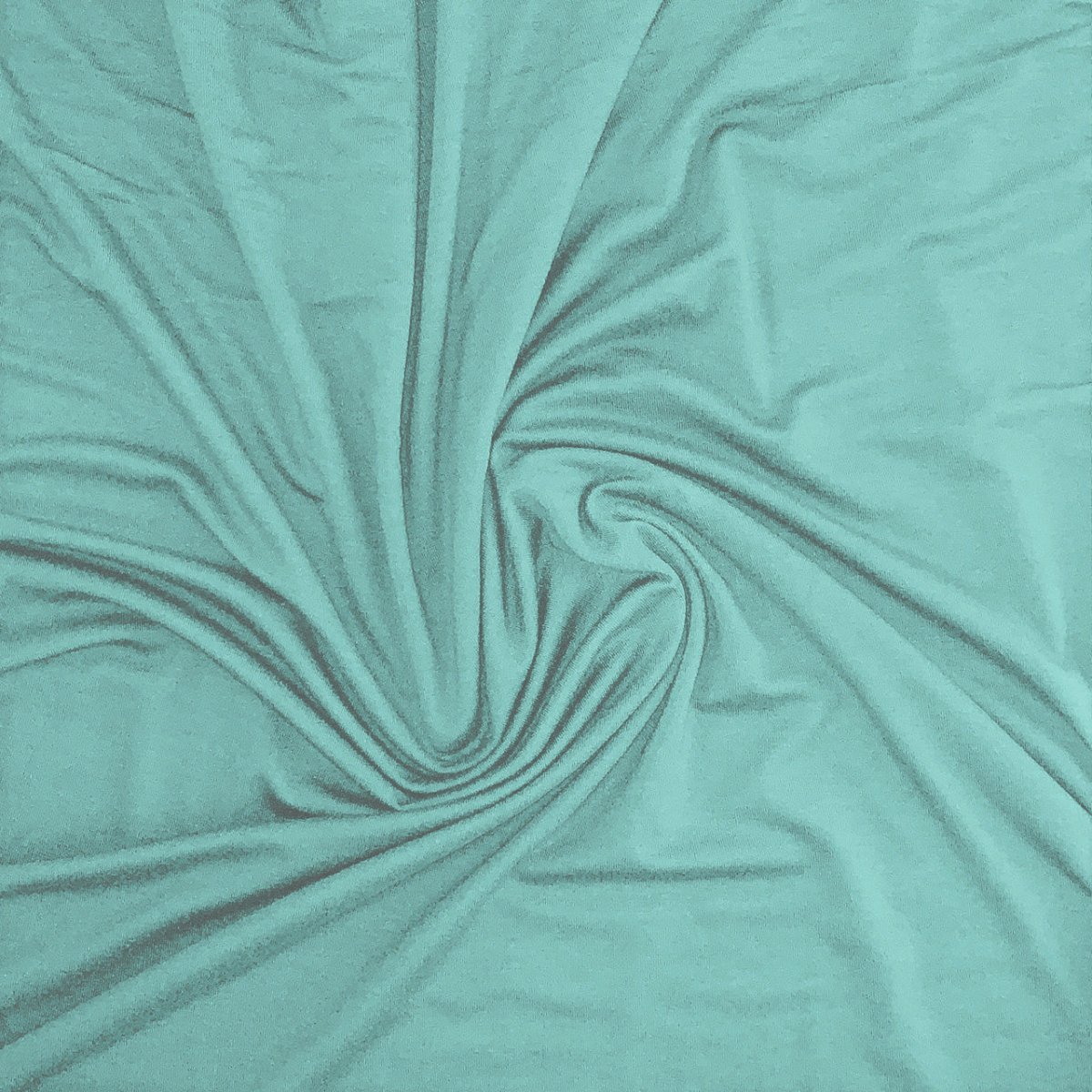 Ensfarvet viscose jersey mint
