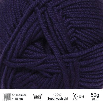 Extrafine merino 90 garn fra Hjertegarn - KreStoffer