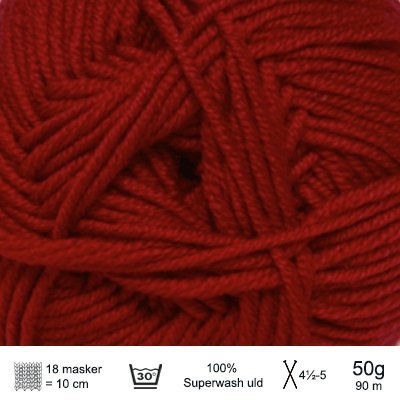 Extrafine merino 90 garn fra Hjertegarn - KreStoffer