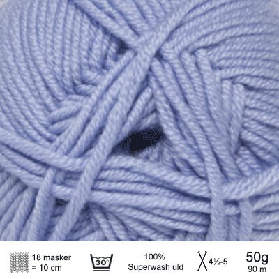 Extrafine merino 90 garn fra Hjertegarn - KreStoffer