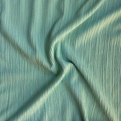 Fast crepet viscose med lidt stræk, mint - KreStoffer