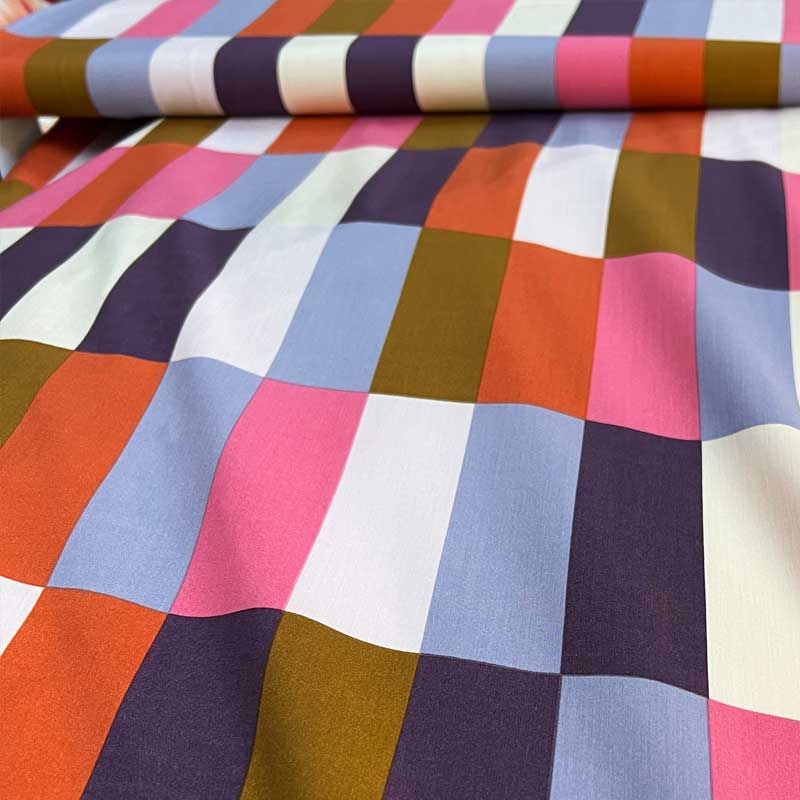 Fast viscose med farvefelter F1