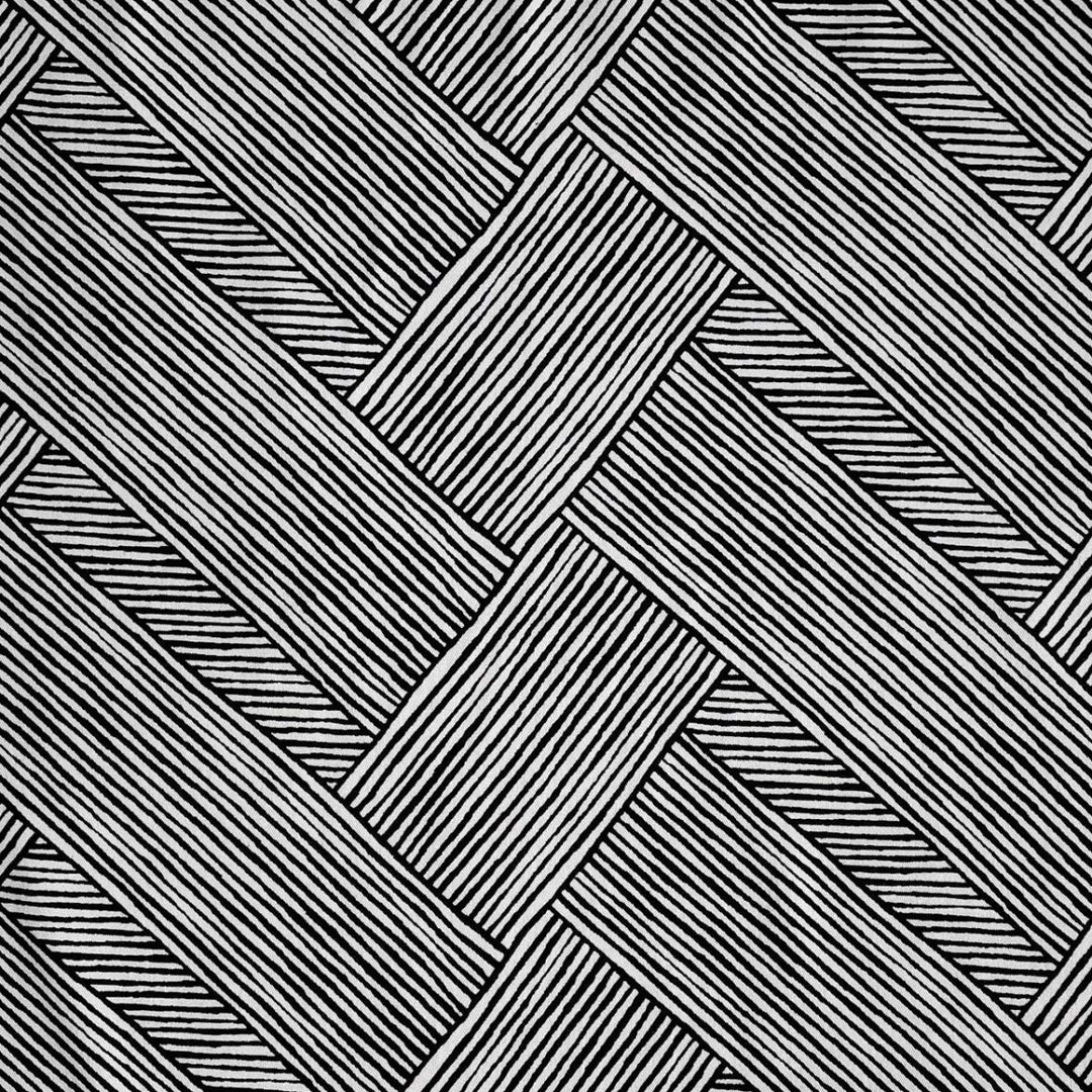 Fast viscose med grafisk streg flet
