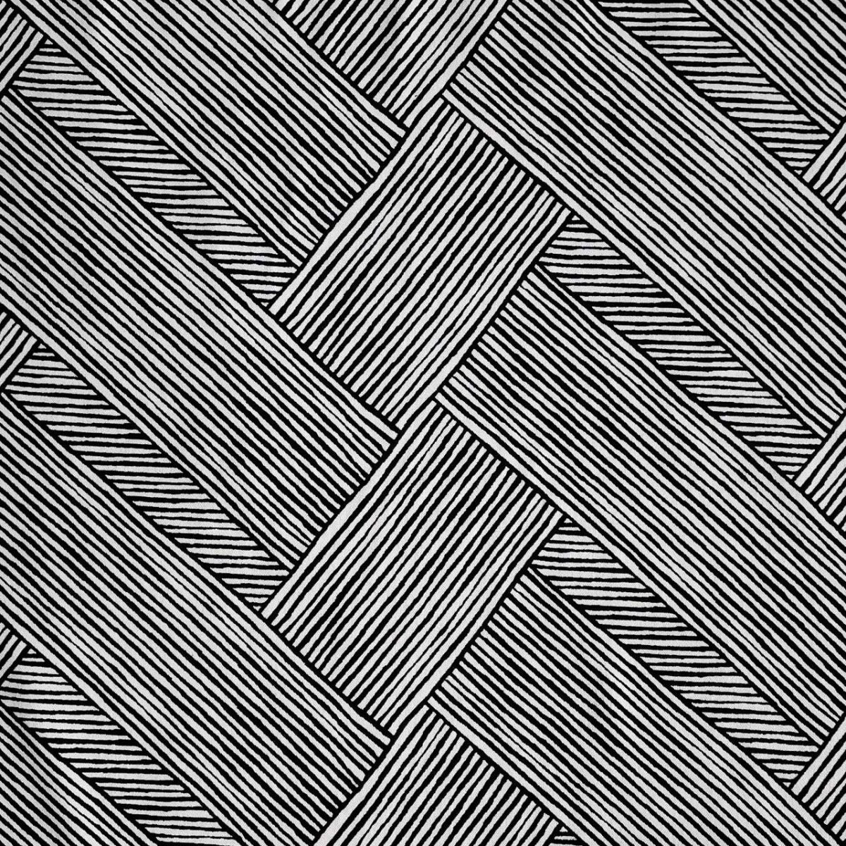 Fast viscose med grafisk streg flet