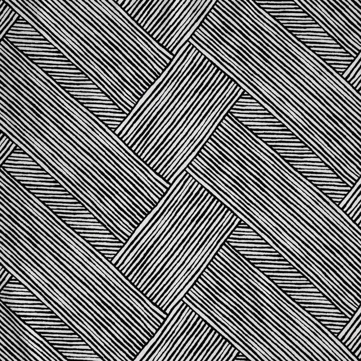Fast viscose med grafisk streg flet