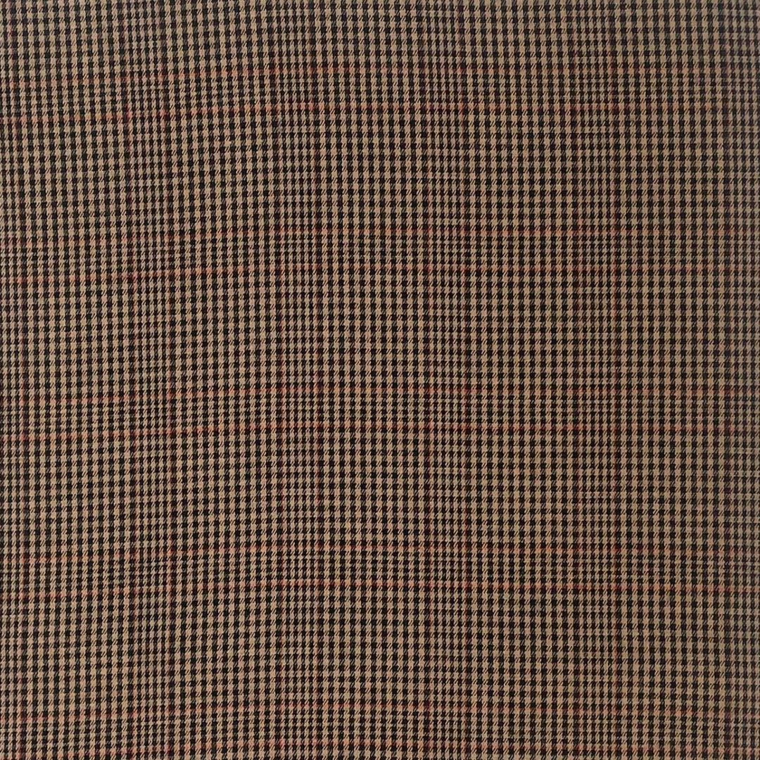Fastvævet vare med tern beige/sort