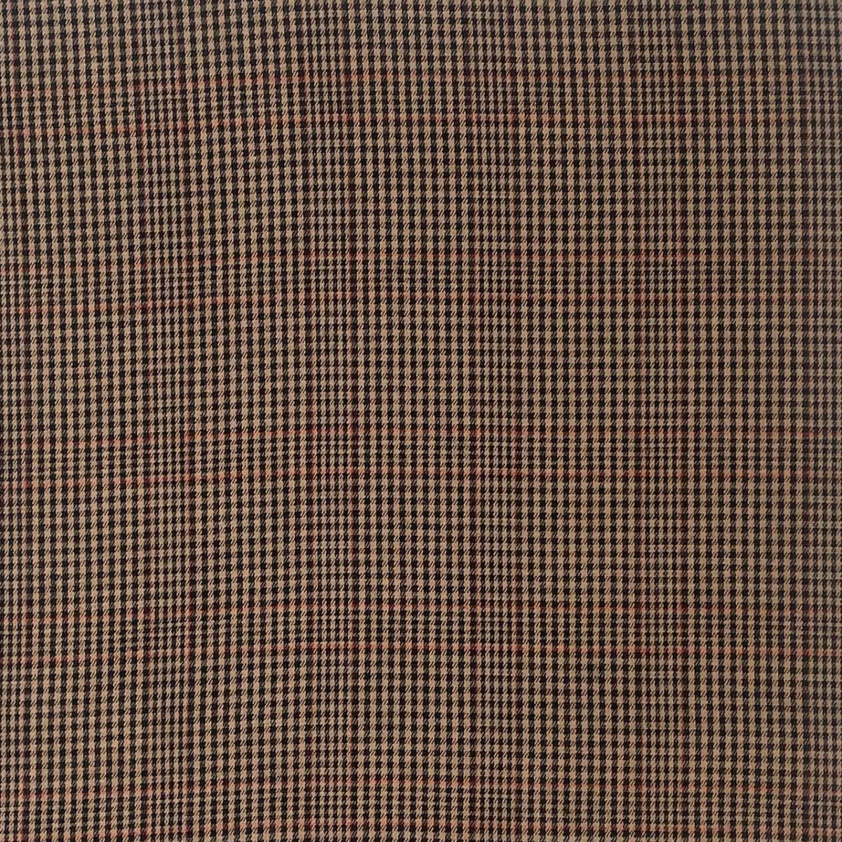 Fastvævet vare med tern beige/sort