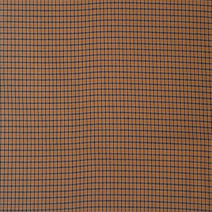 Fastvævet vare med tern orange/sort