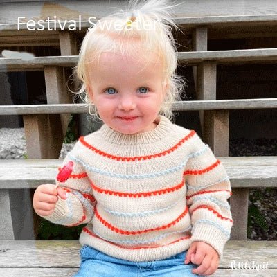 Festival Sweater fra PetiteKnit (Opskrift i fysisk papirudgave) - KreStoffer