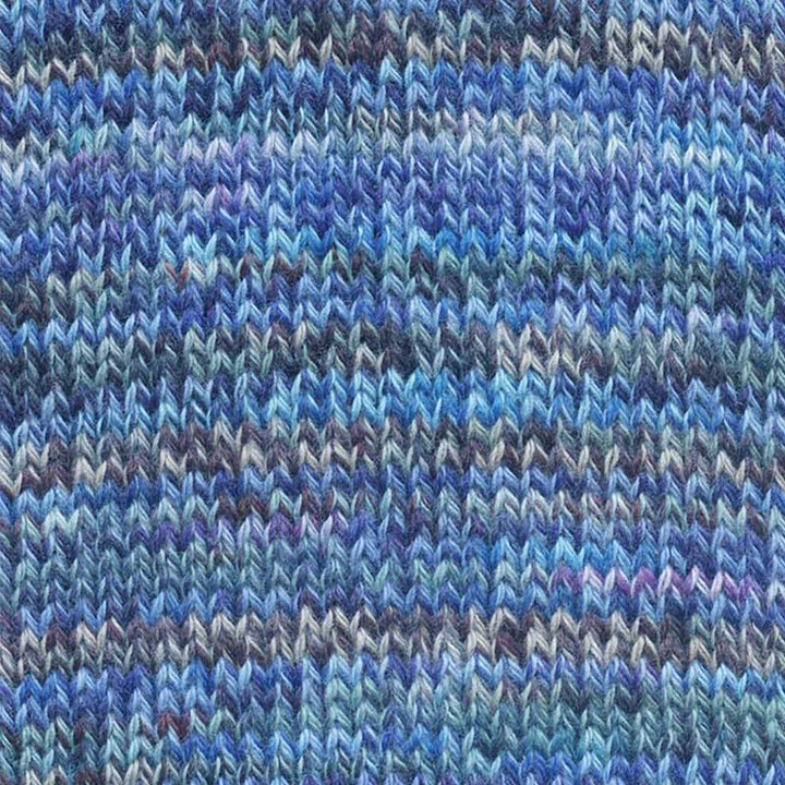 Footprints garn fra Lang Yarns Blåmeleret