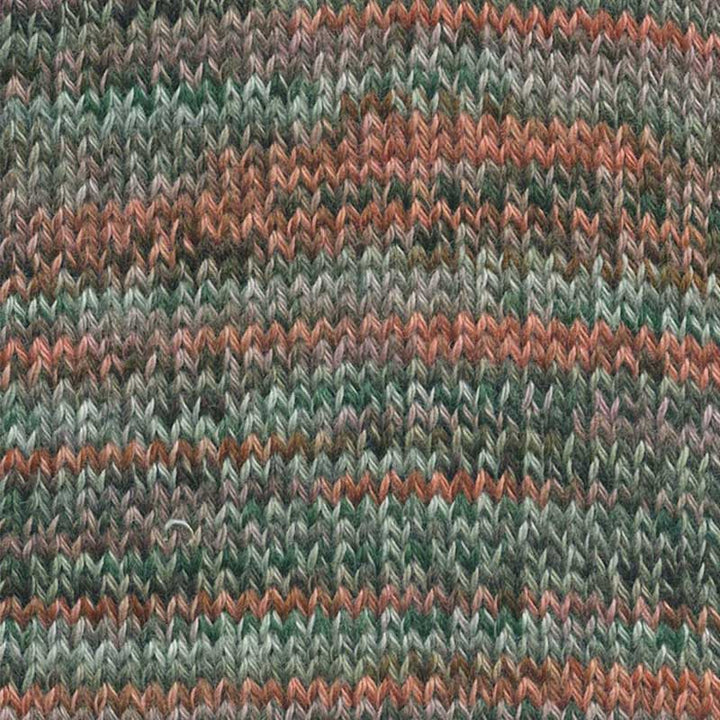 Footprints garn fra Lang Yarns Orange grøn