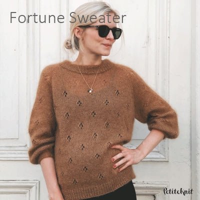 Fortune Sweater fra PetiteKnit (Opskrift i fysisk papirudgave)