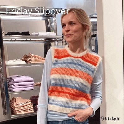 Friday Slipover fra PetiteKnit (Opskrift i fysisk papirudgave)