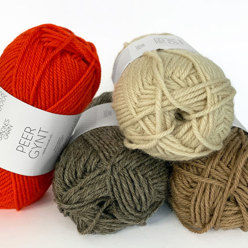 Garnpakke Celeste Sweater fra PetiteKnit i Peer Gynt garn - KreStoffer