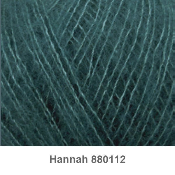 Hannah garn fra Permin Patina grøn