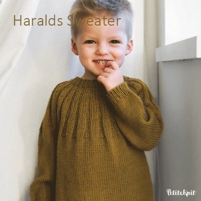 Haralds sweater fra PetiteKnit (Opskrift i fysisk papirudgave) - KreStoffer
