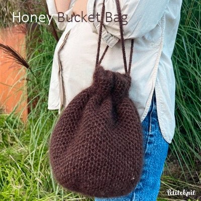 Honey Bucket Bag fra PetiteKnit (Opskrift i fysisk papirudgave) - KreStoffer