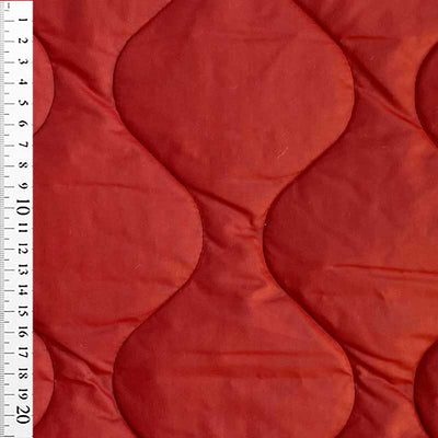 Italiensk Quilt i felter, vinrød - KreStoffer