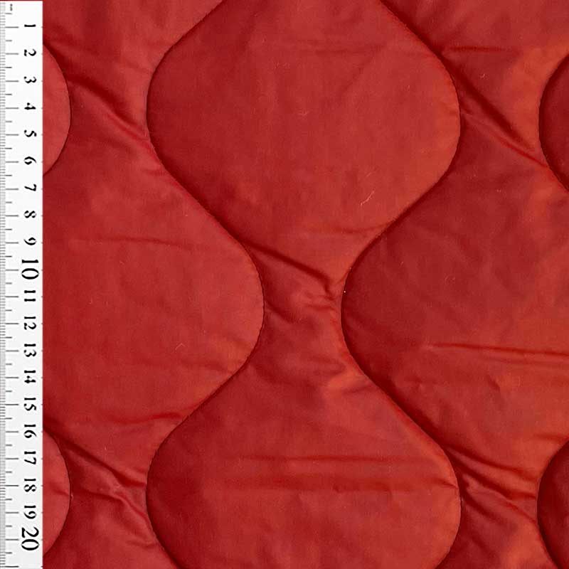 Italiensk Quilt i felter, vinrød - KreStoffer