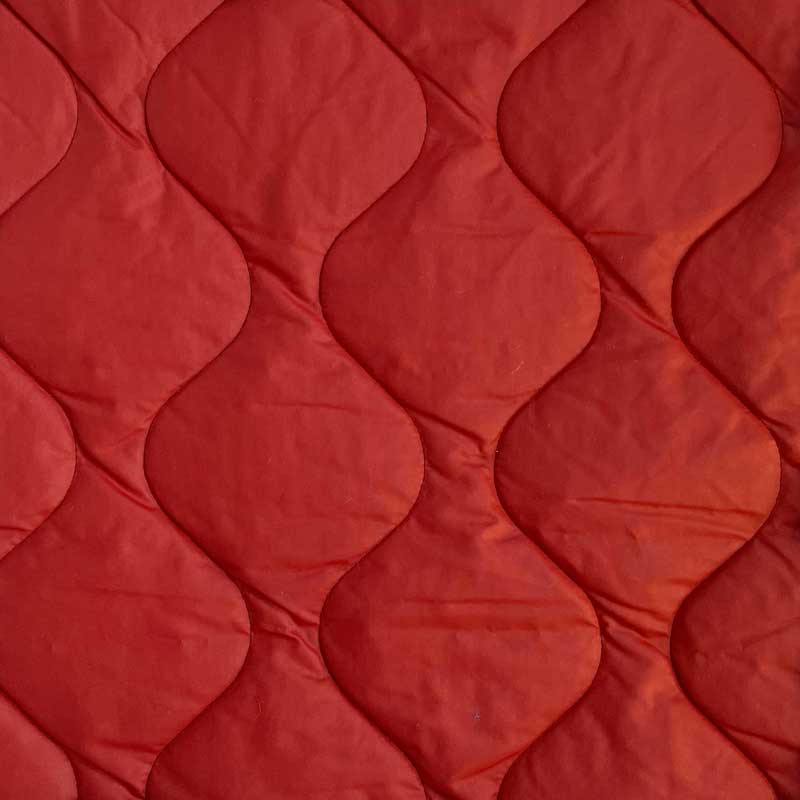 Italiensk Quilt i felter, vinrød - KreStoffer