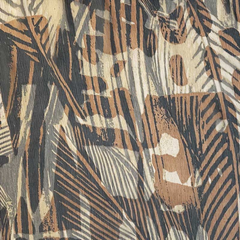 Italiensk silke chiffon med safari look