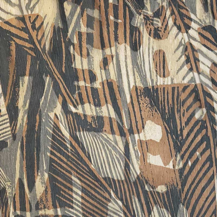 Italiensk silke chiffon med safari look