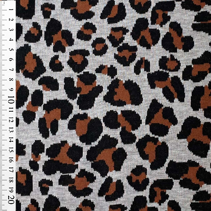 Jacquard med dyreprint - KreStoffer