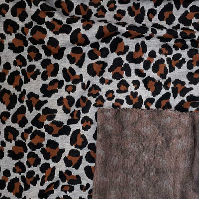 Jacquard med dyreprint - KreStoffer