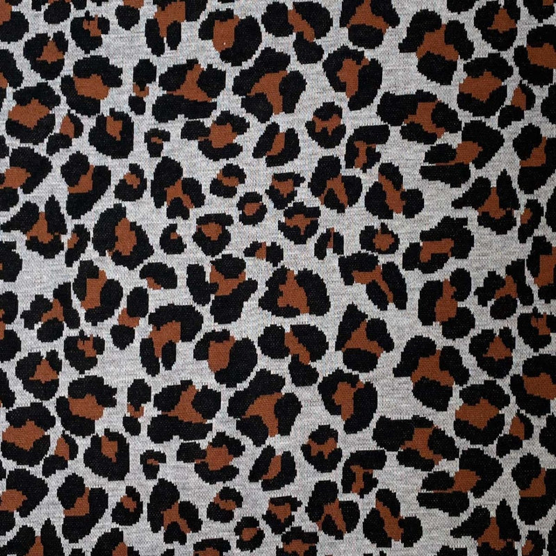 Jacquard med dyreprint - KreStoffer