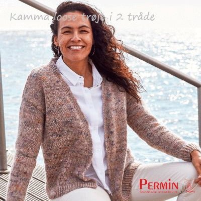 Kamma loose trøje fra Permin - KreStoffer