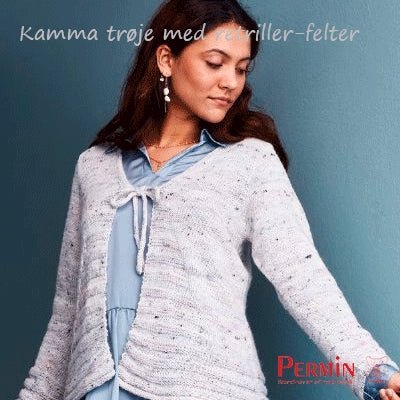 Kamma trøje med retriller-felter fra Permin