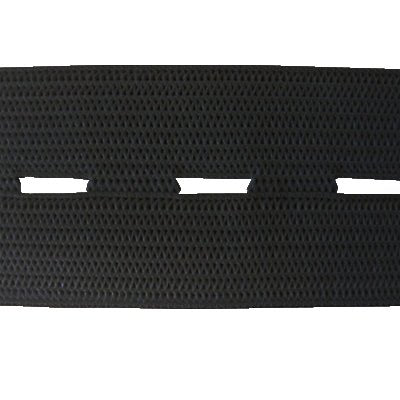 Knaphulselastik 15 mm sort