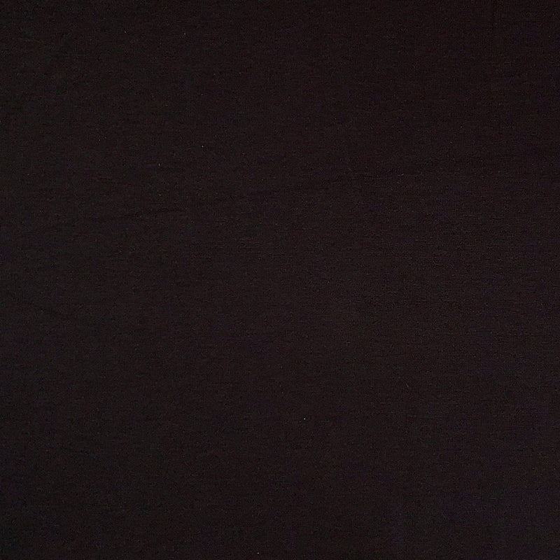 Kraftig ensfarvet viscose jersey, kaffe - KreStoffer
