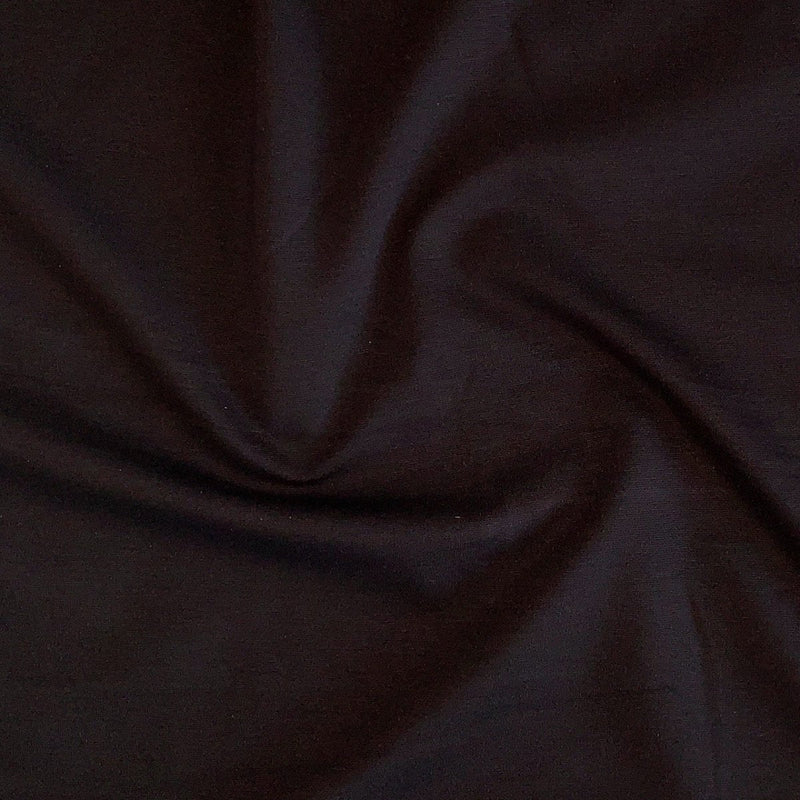 Kraftig ensfarvet viscose jersey, kaffe - KreStoffer