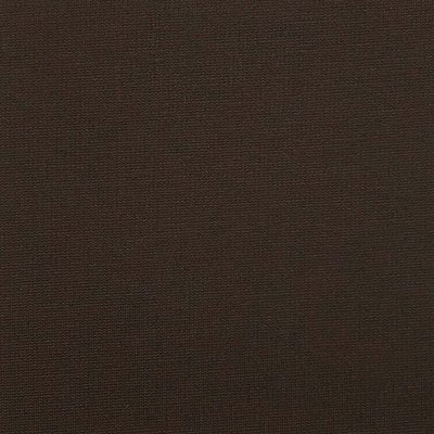 Kraftig ensfarvet viscose jersey, mørkebrun