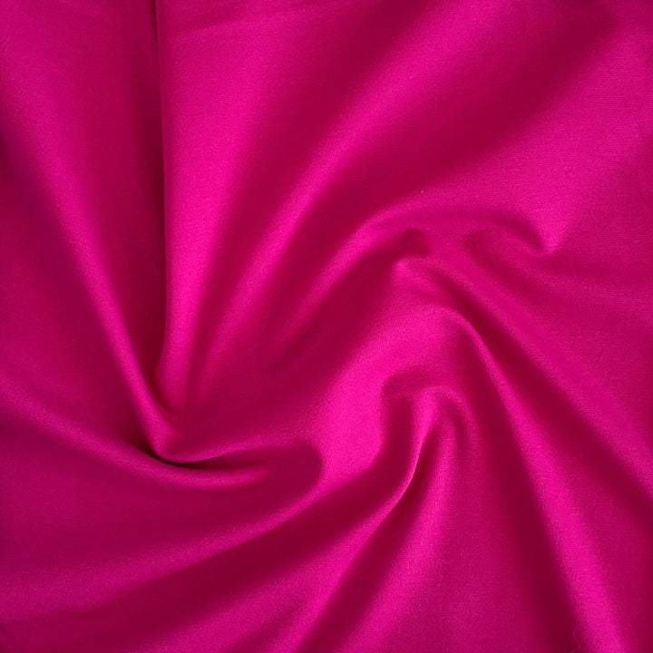 Kraftig ensfarvet viscose jersey pink